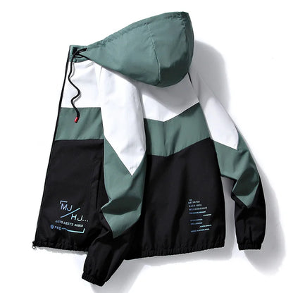 Hardfell | Patchwork hooded jacket