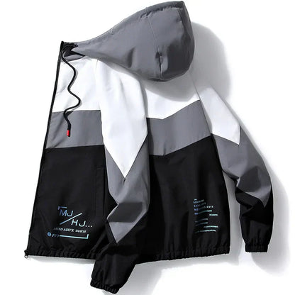 Hardfell | Patchwork hooded jacket