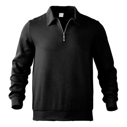 Hardfell | polo sweater with zipper for men