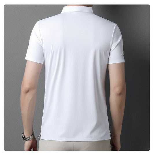 Hardfell | JONAS - Breathable silk polo shirt for men
