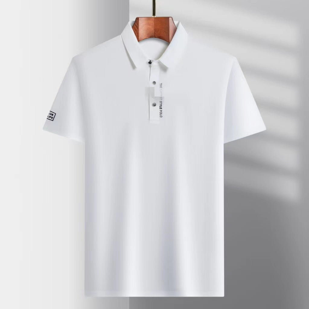 Hardfell | JONAS - Breathable silk polo shirt for men
