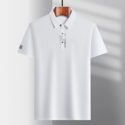 Hardfell | JONAS - Breathable silk polo shirt for men