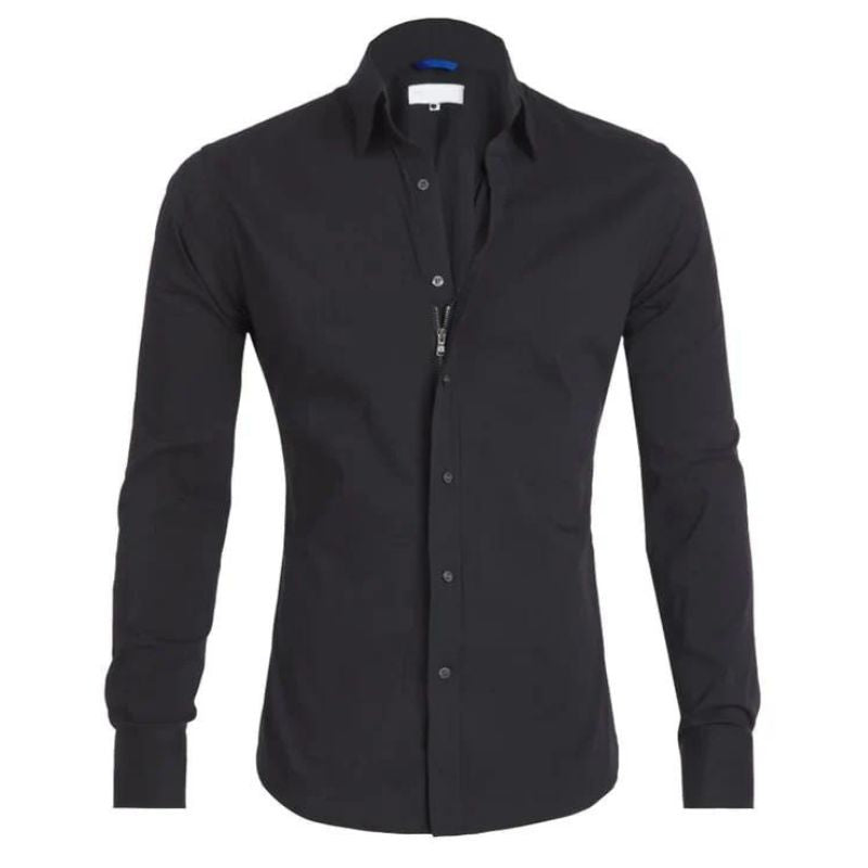 Hardfell | wrinkle-free shirt with concealed zipper