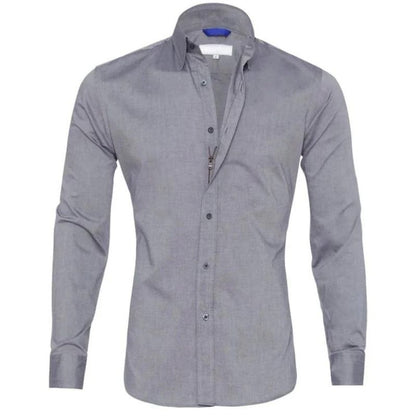 Hardfell | wrinkle-free shirt with concealed zipper