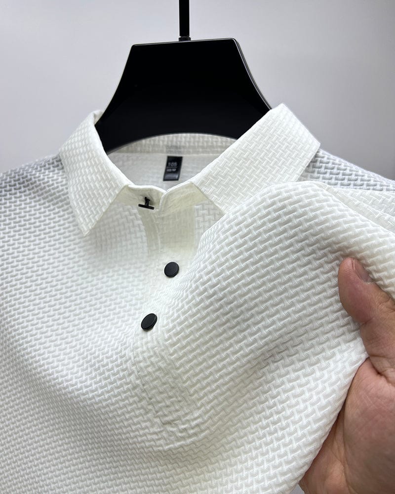 Hardfell | Isaak's Ice Silk Polo Shirt