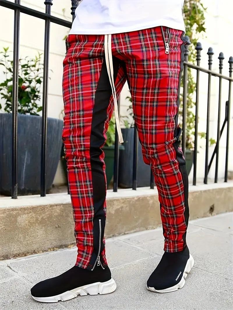 Hardfell | streetwear plaid pants for men
