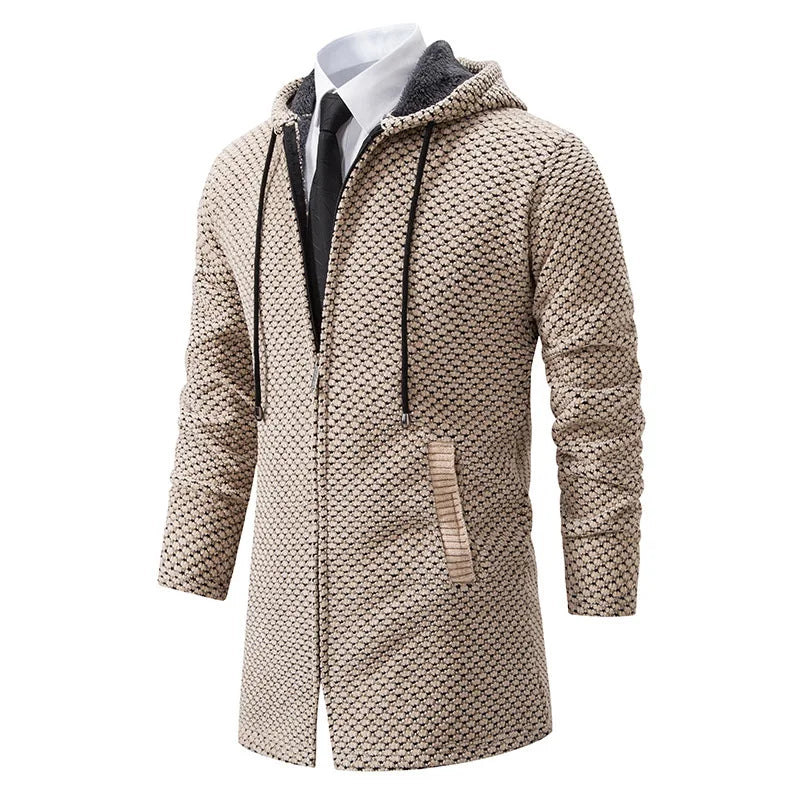 Hardfell | Wool jacket with hood for men