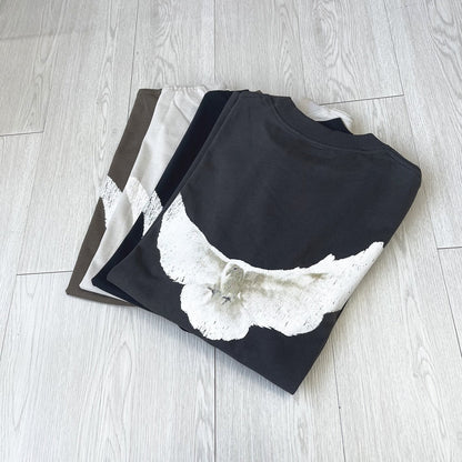 Hardfell | Luka's Frösche Treibgut streetwear vintage T-shirt with loose cut and pigeon print
