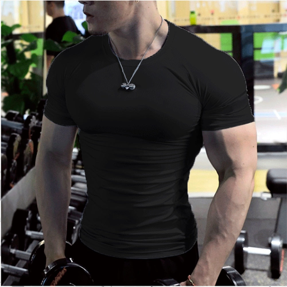 Hardfell | Luka's men's short-sleeved fitness T-shirt for sports and training in the gym