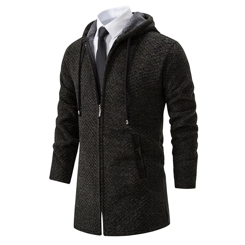 Hardfell | Wool jacket with hood for men