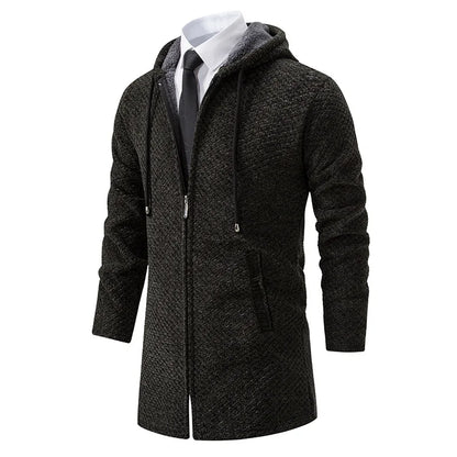 Hardfell | Wool jacket with hood for men