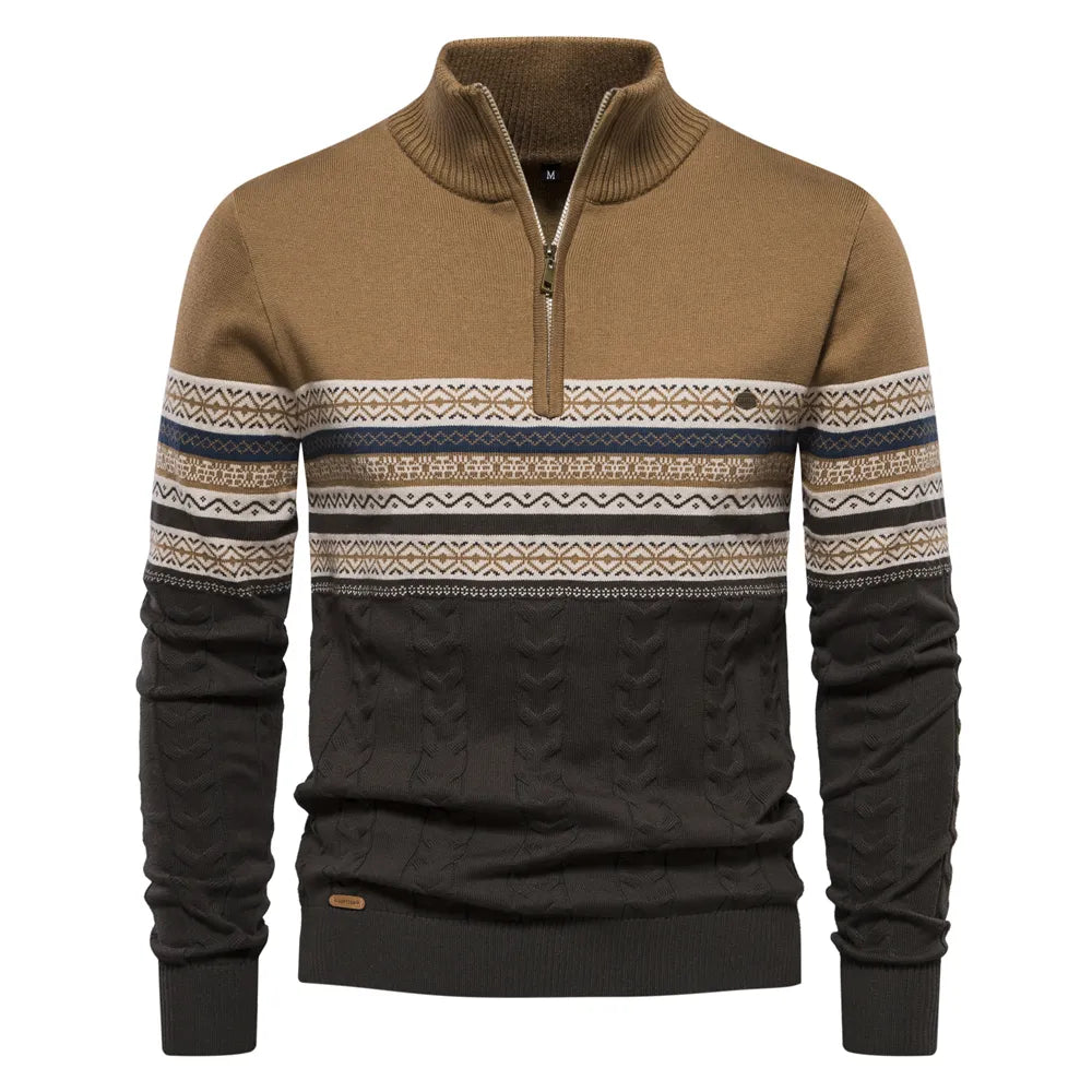 Hardfell | Sweater with retro pattern