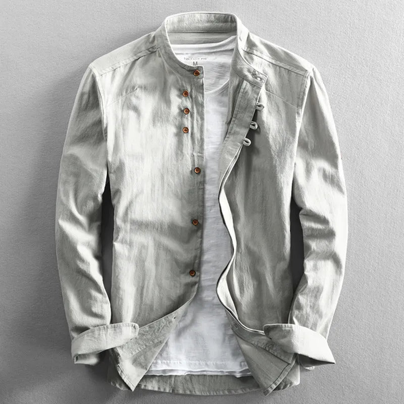 Hardfell | Japanese linen shirt in" Katana" style