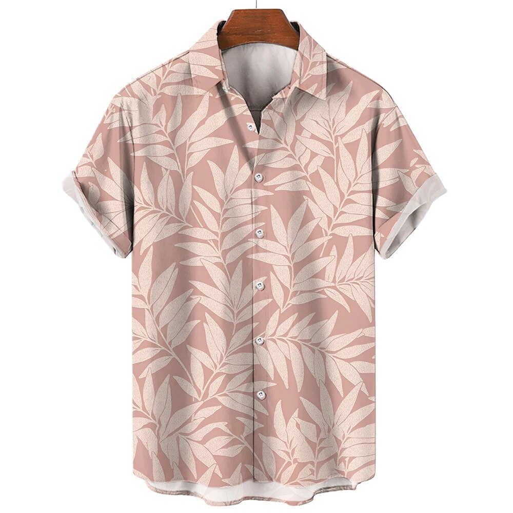 Hardfell | Floral Hawaiian shirt in white