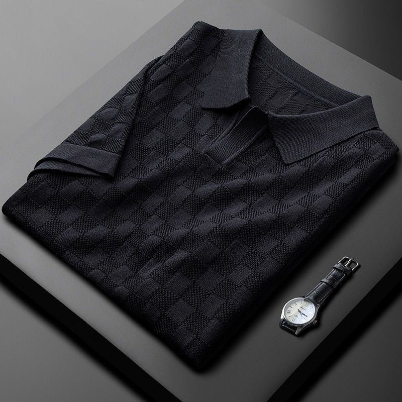 Hardfell | Waffle knit polo shirt