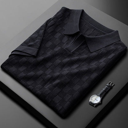 Hardfell | Waffle knit polo shirt