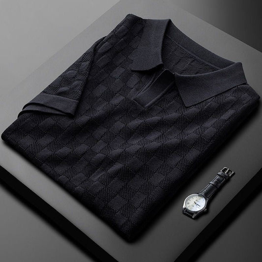 Hardfell | Waffle knit polo shirt