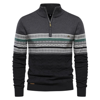 Hardfell | Sweater with retro pattern