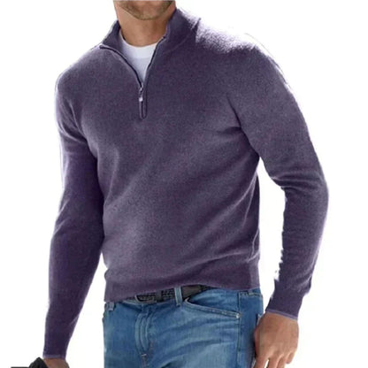 Hardfell | Tom Polo - stylish zipper sweater for men (italian design)