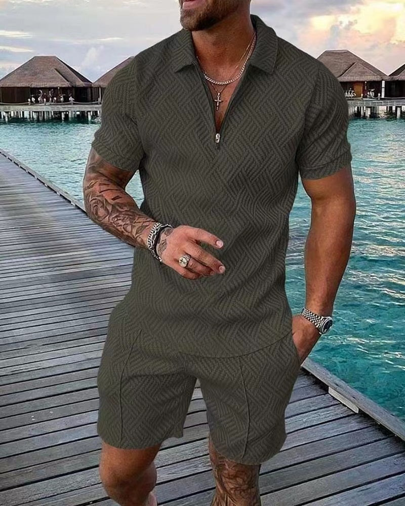 Hardfell | The stylish shirt and shorts set for men