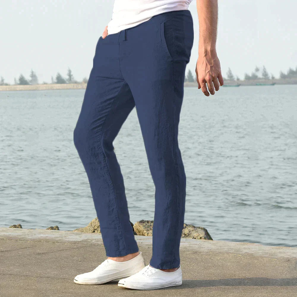 Hardfell | Linen pants with drawstring - Breathable & Relaxed