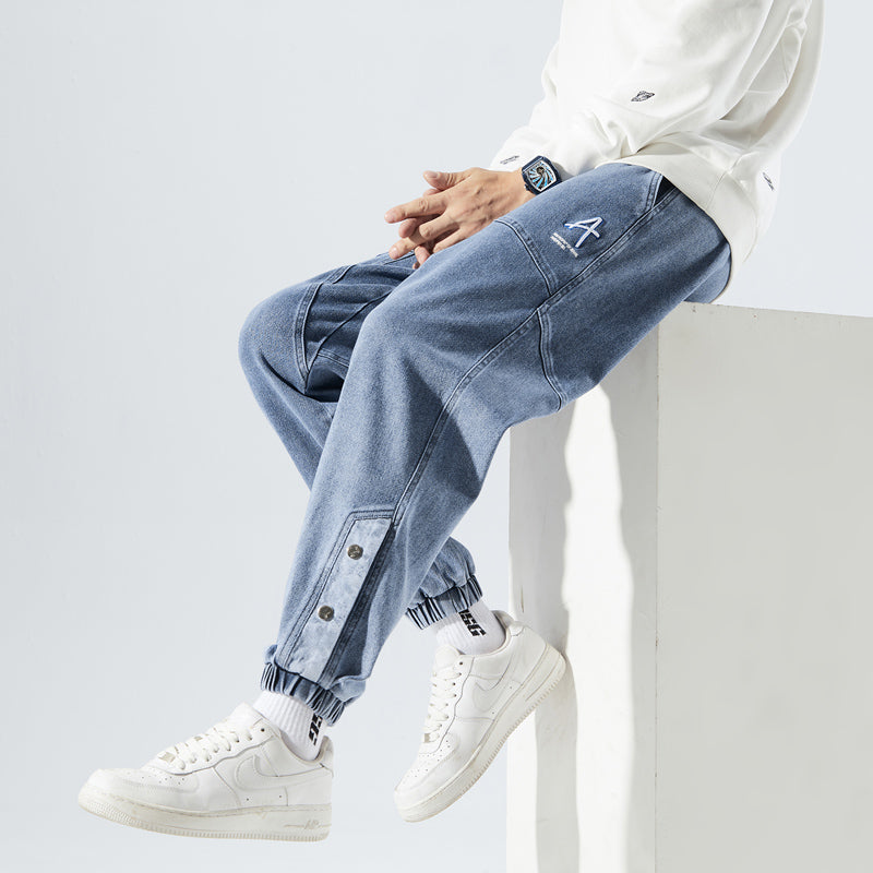 Hardfell | Fashionable denim jogging pants