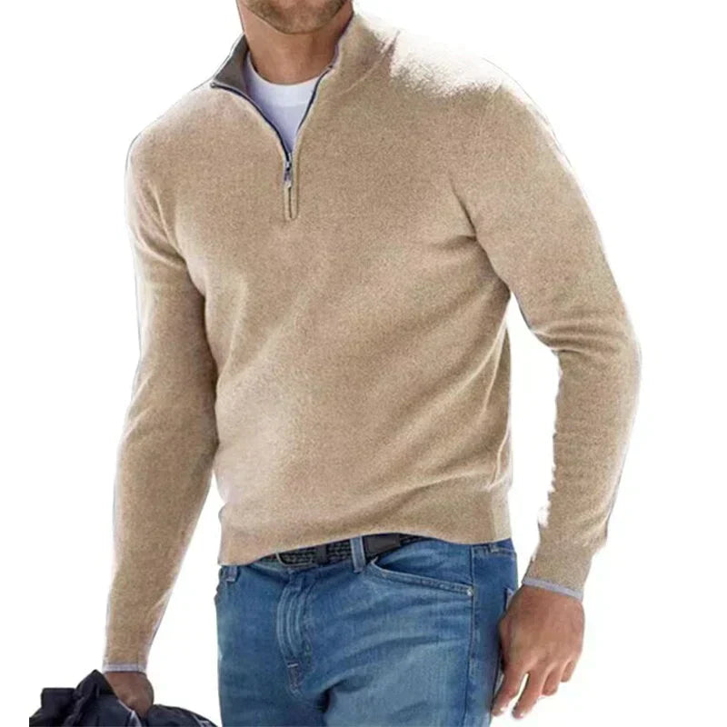 Hardfell | Tom Polo - stylish zipper sweater for men (italian design)