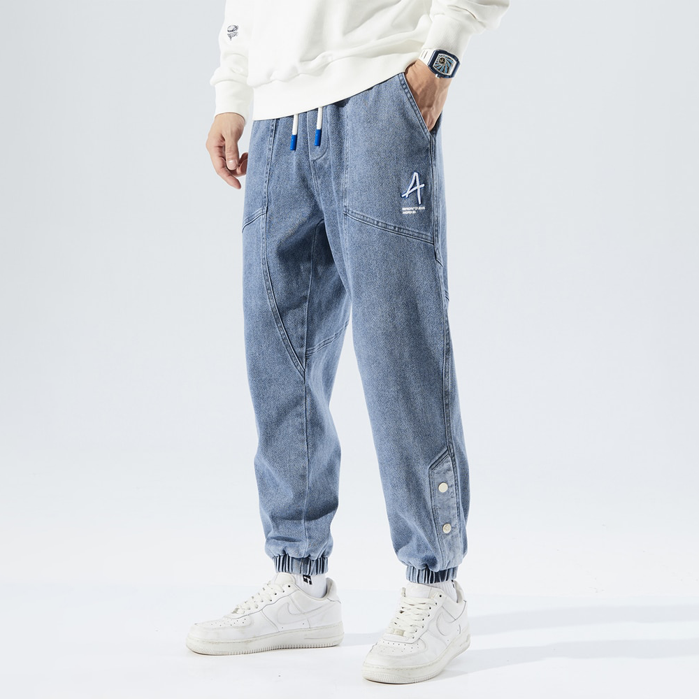 Hardfell | Fashionable denim jogging pants