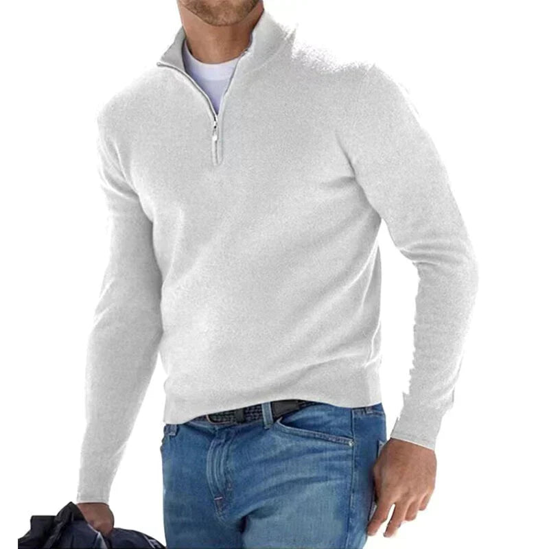 Hardfell | Tom Polo - stylish zipper sweater for men (italian design)