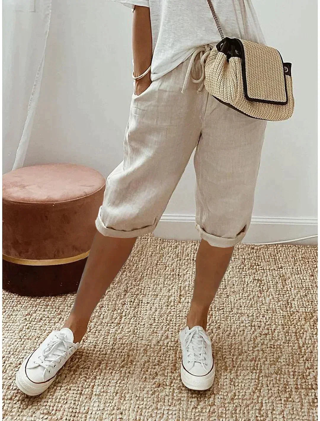 Hardfell | Stylish women's linen trousers for the summer