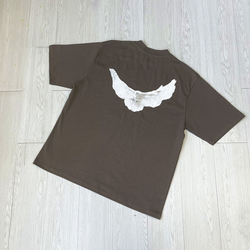 Hardfell | Luka's Frösche Treibgut streetwear vintage T-shirt with loose cut and pigeon print