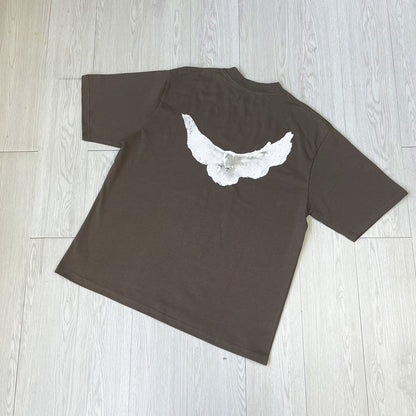 Hardfell | Luka's Frösche Treibgut streetwear vintage T-shirt with loose cut and pigeon print