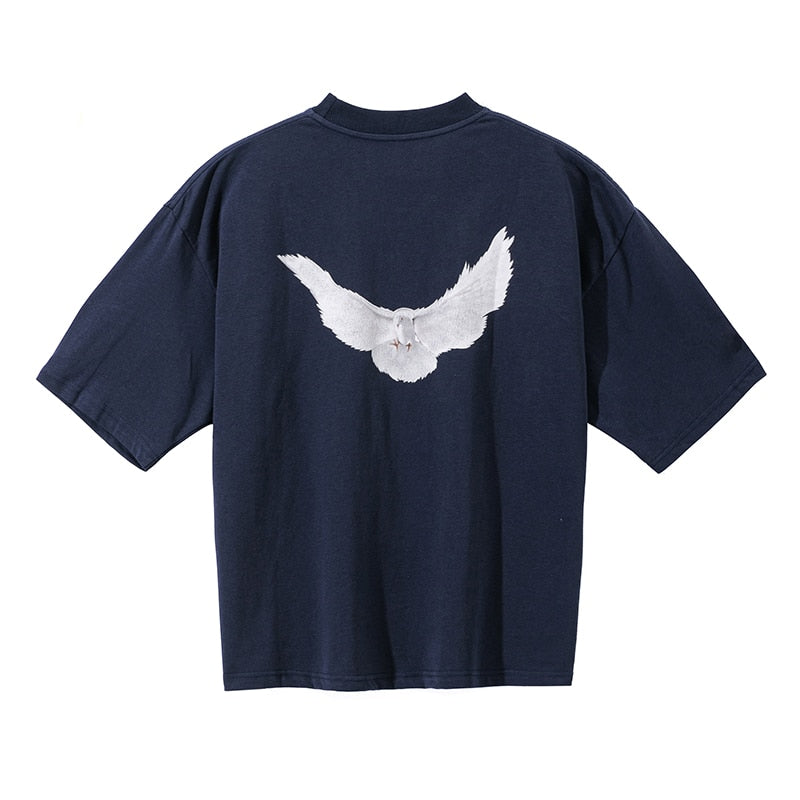 Hardfell | Luka's Frösche Treibgut streetwear vintage T-shirt with loose cut and pigeon print