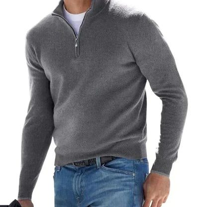 Hardfell | Tom Polo - stylish zipper sweater for men (italian design)