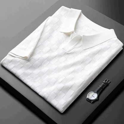 Hardfell | Waffle knit polo shirt