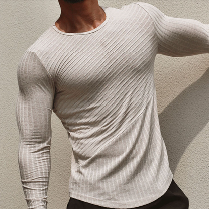 Hardfell | White structured long sleeve shirt