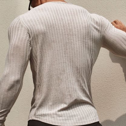 Hardfell | White structured long sleeve shirt