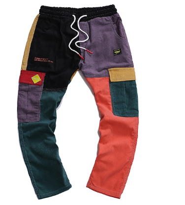 Hardfell | Thomas - color patch drawstring pants for men