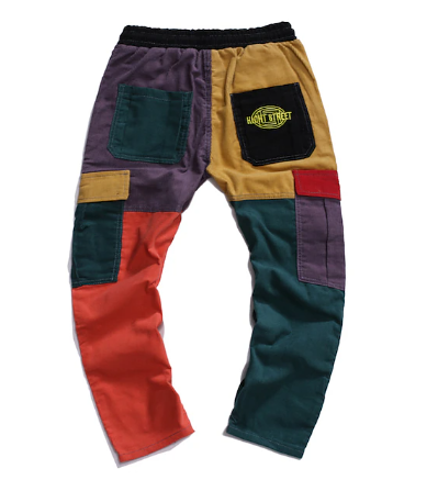 Hardfell | Thomas - color patch drawstring pants for men