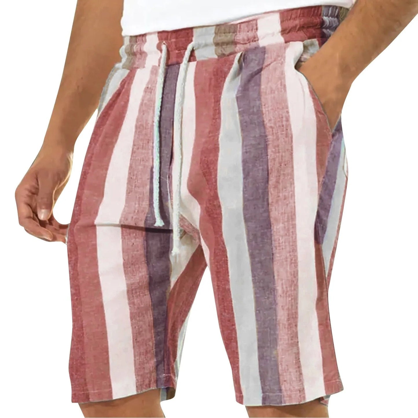 Hardfell | Striped summer beach shorts