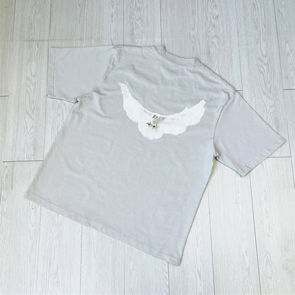 Hardfell | Luka's Frösche Treibgut streetwear vintage T-shirt with loose cut and pigeon print