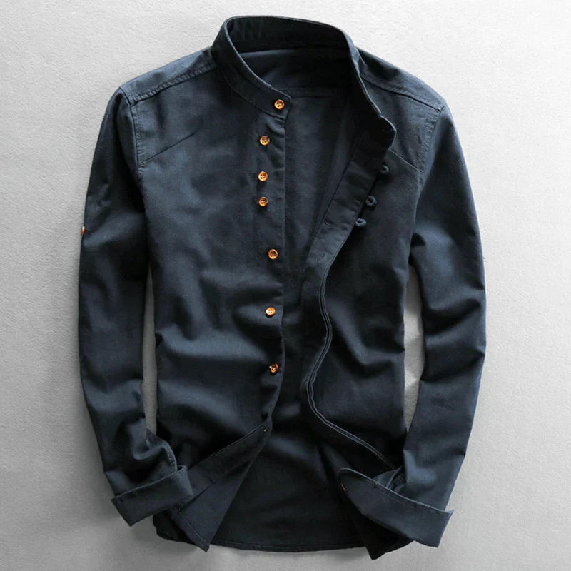 Hardfell | Japanese linen shirt in" Katana" style