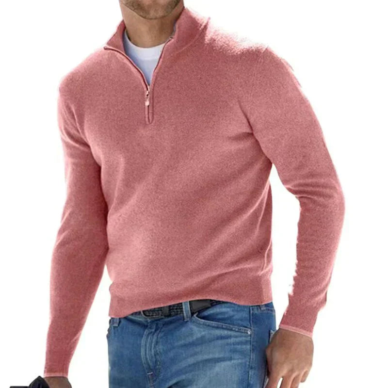Hardfell | Tom Polo - stylish zipper sweater for men (italian design)