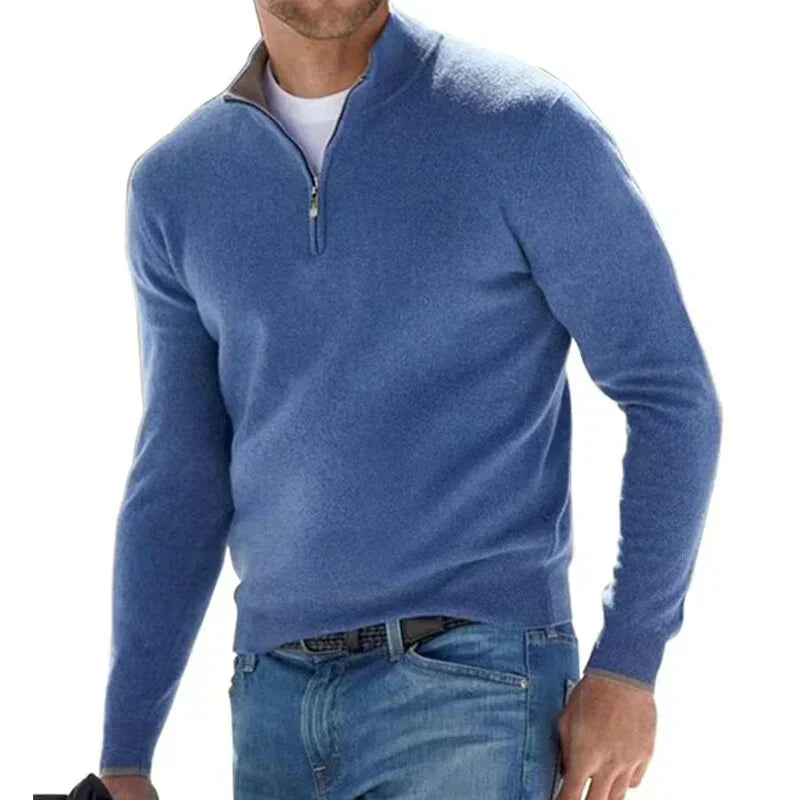 Hardfell | Tom Polo - stylish zipper sweater for men (italian design)