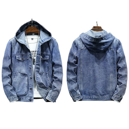 Hardfell | Denim jacket with hood