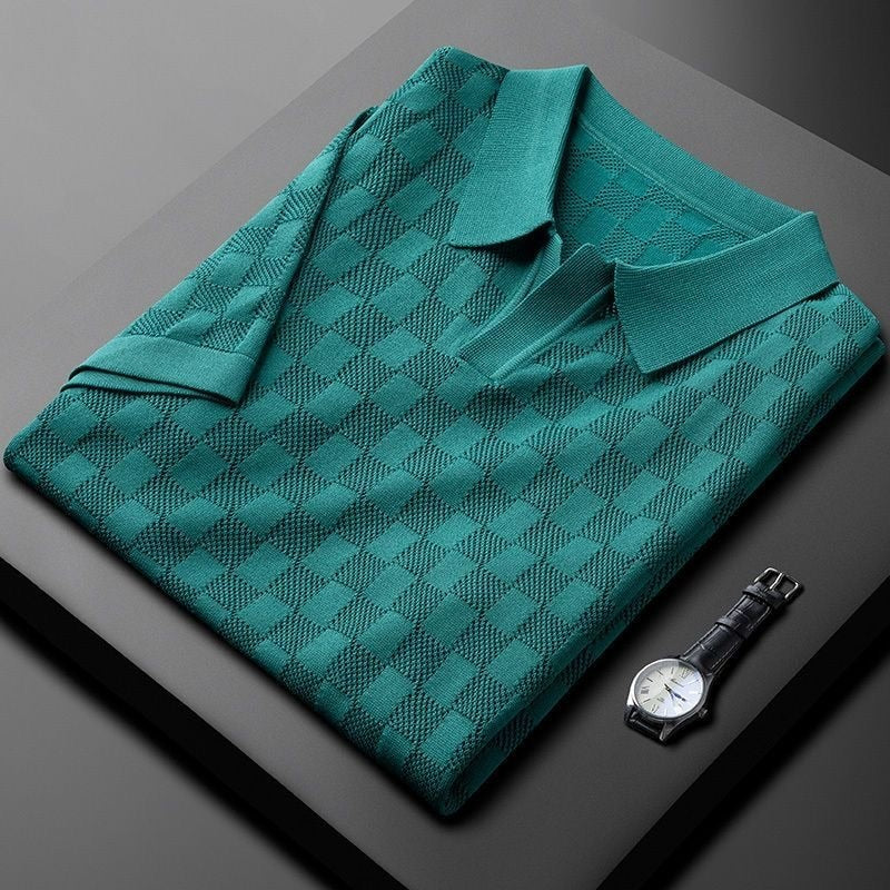 Hardfell | Waffle knit polo shirt