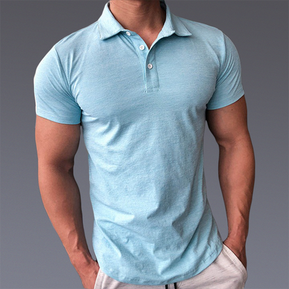 Hardfell | Sky blue polo shirt