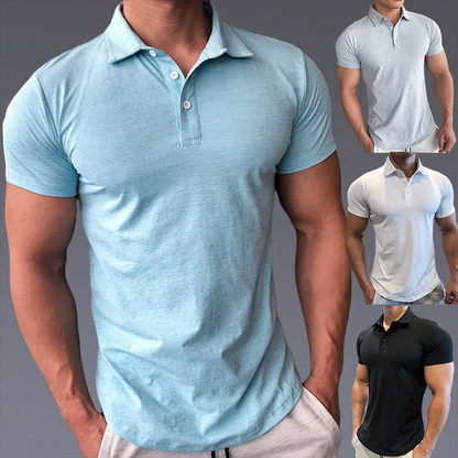 Hardfell | Sky blue polo shirt