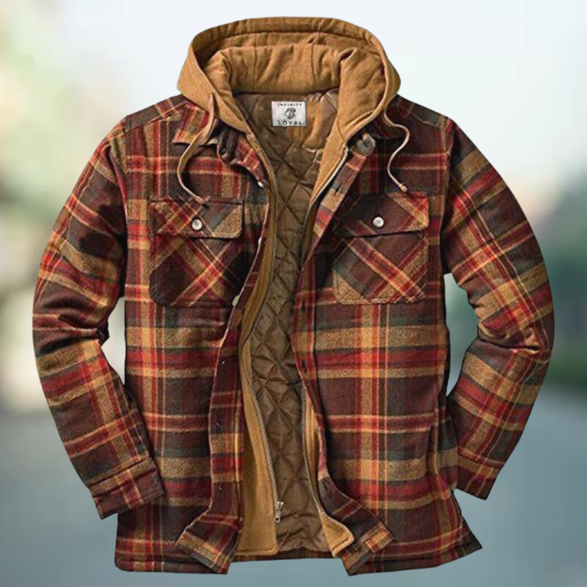 Hardfell | High quality plaid winter jacket for men