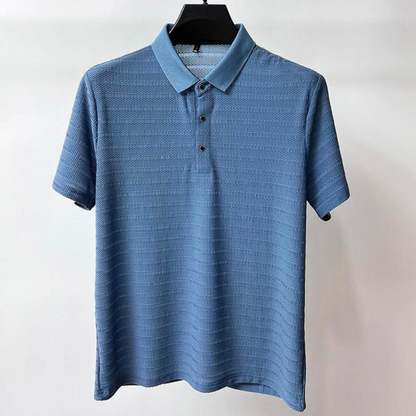 Hardfell | ABRAHAM - Men's polo shirt in premium silk - comfort and durability